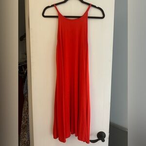 Old Navy Red Summer Dress Size Medium